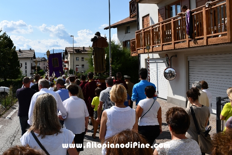 Processione in onore di San Rocco - Miola 16 agosto 2018