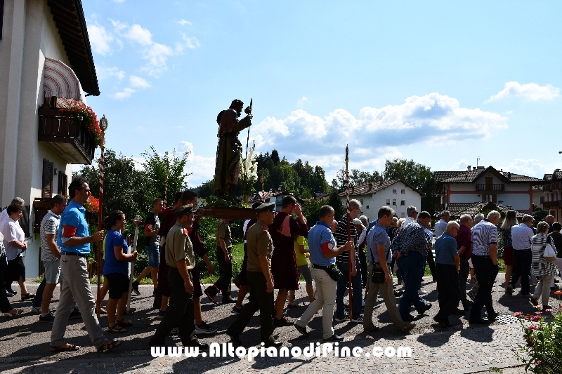 Processione in onore di San Rocco - Miola 16 agosto 2018