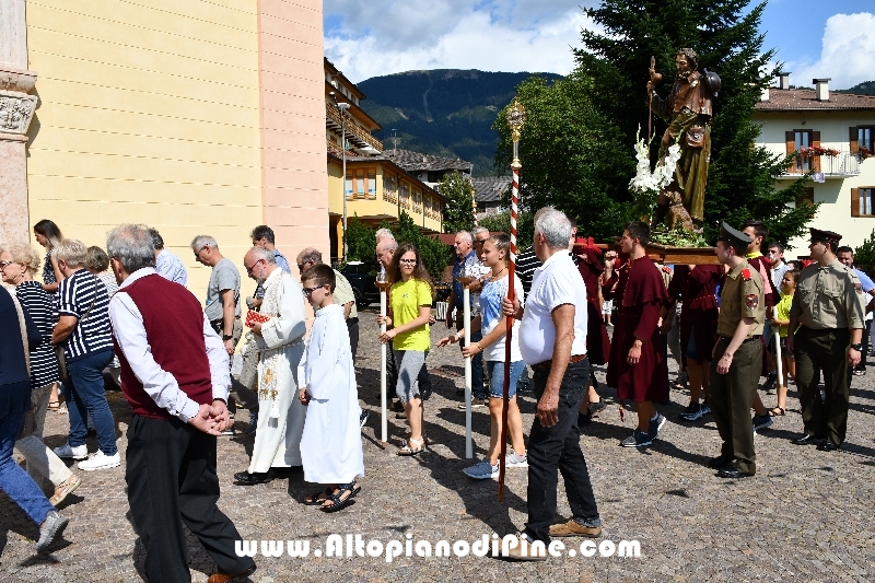 Processione in onore di San Rocco - Miola 16 agosto 2018