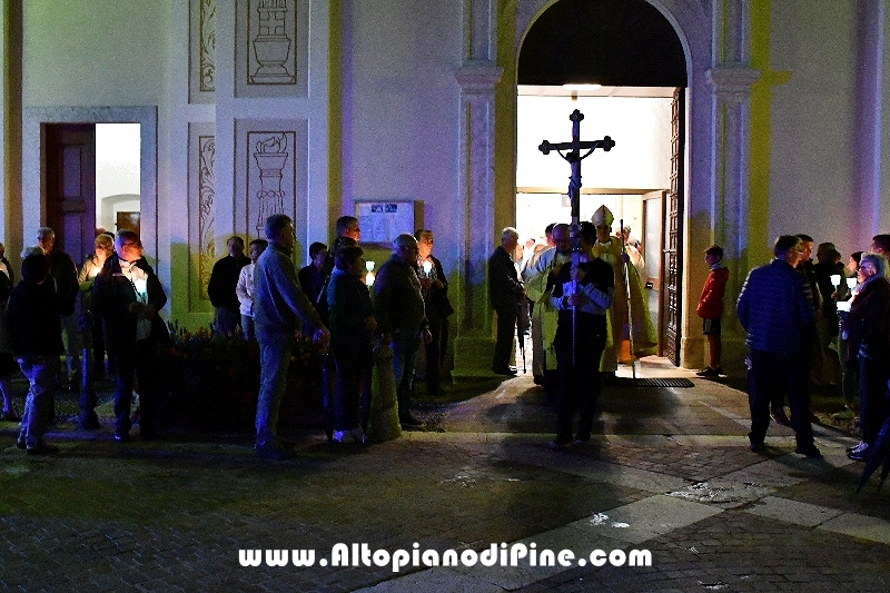 Fiaccolata/Rosario in onore della Madonna Assunta - Montagnaga