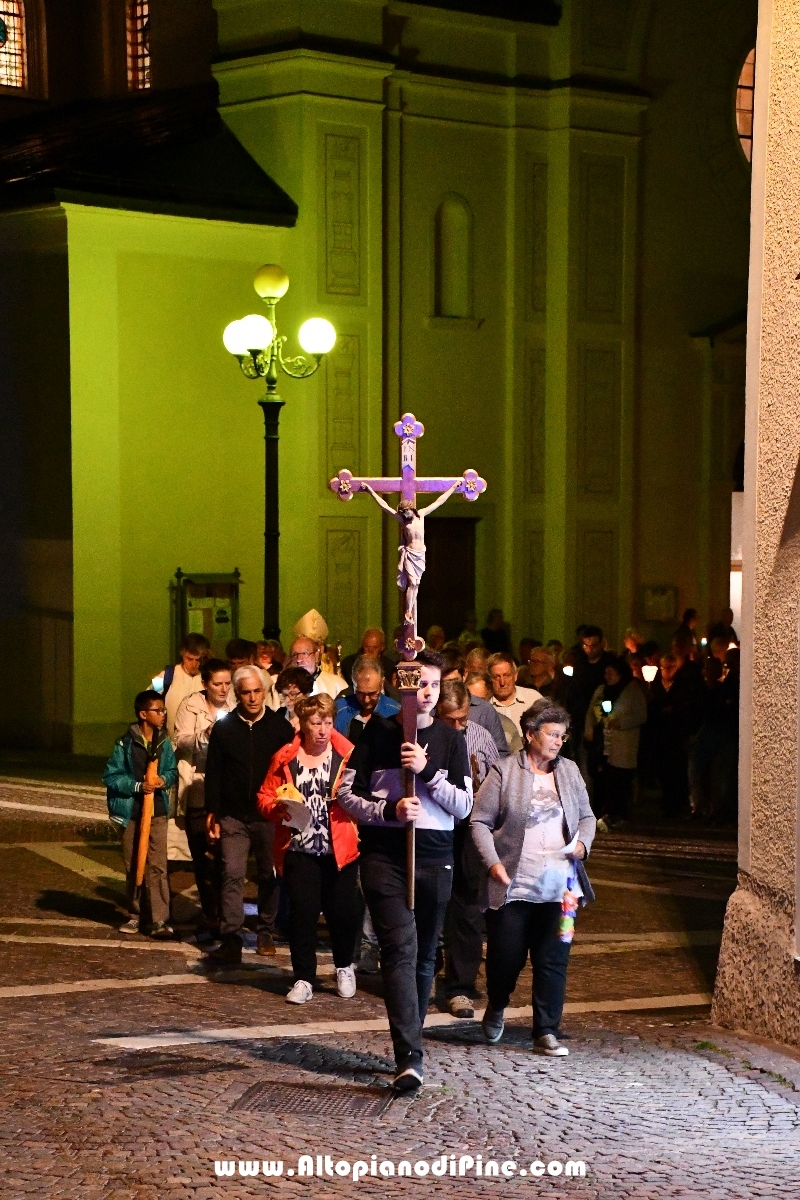 Fiaccolata/Rosario in onore della Madonna Assunta - Montagnaga