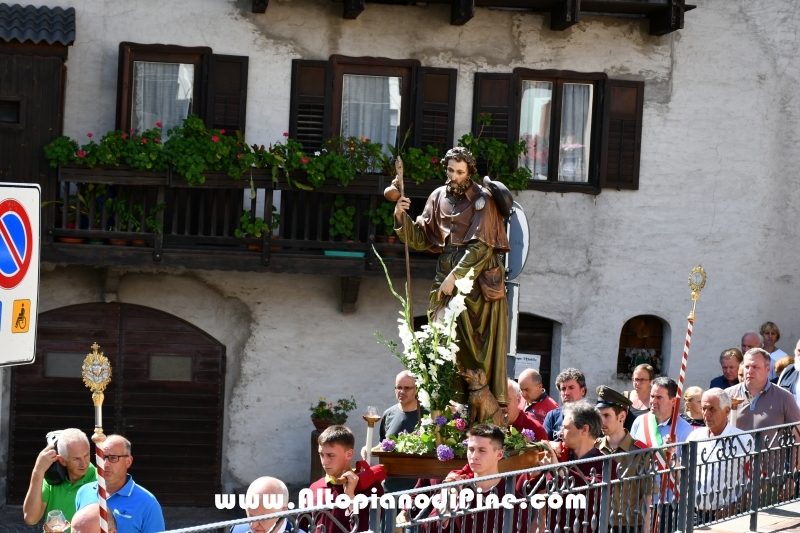 Processione in onore di San Rocco - Miola 16 agosto 2019