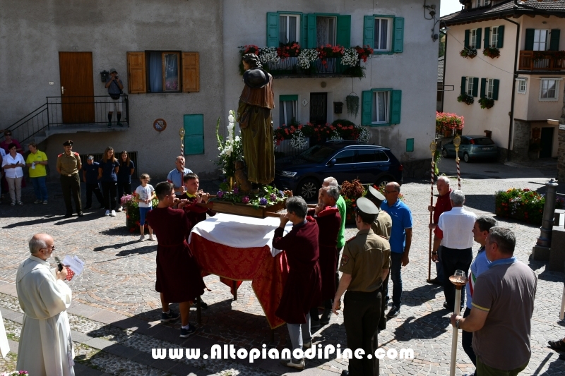 Processione in onore di San Rocco - Miola 16 agosto 2019