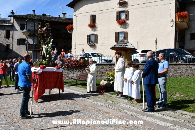 Processione in onore di San Rocco - Miola 16 agosto 2019