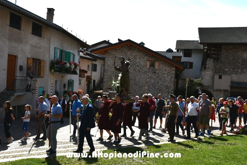 Processione in onore di San Rocco - Miola 16 agosto 2019