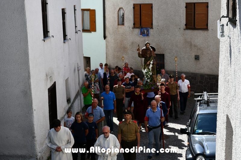 Processione in onore di San Rocco - Miola 16 agosto 2019