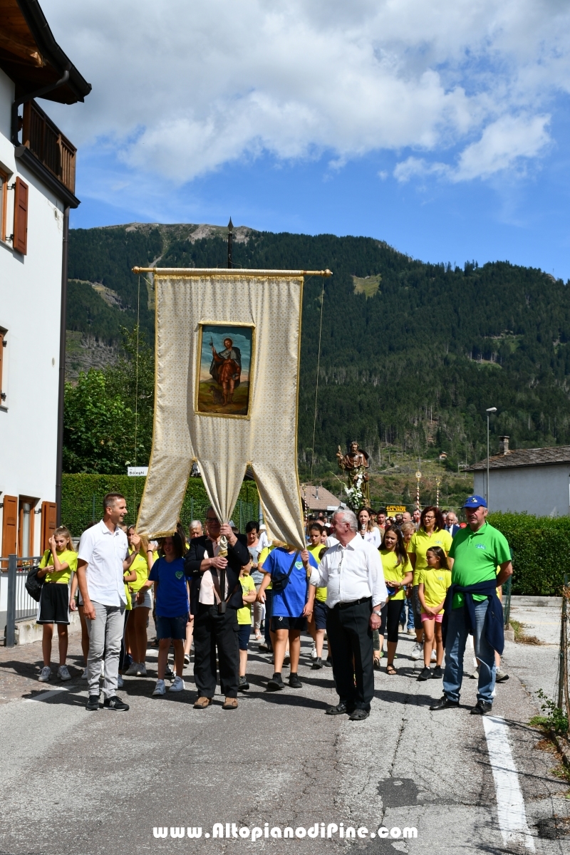 Processione in onore di San Rocco - Miola 16 agosto 2019