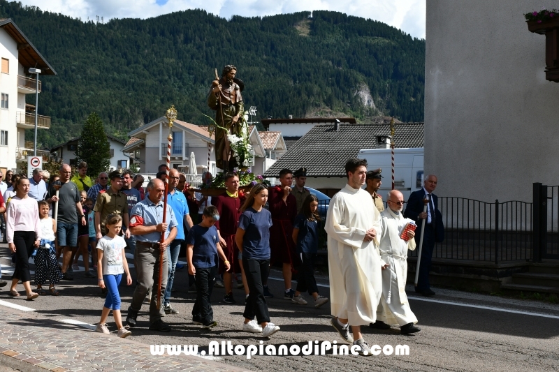 Processione in onore di San Rocco - Miola 16 agosto 2019