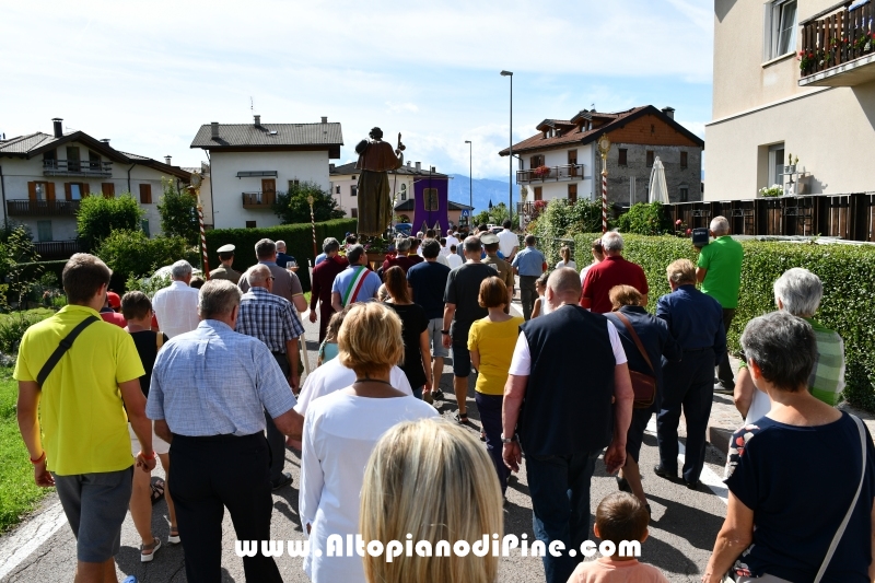 Processione in onore di San Rocco - Miola 16 agosto 2019