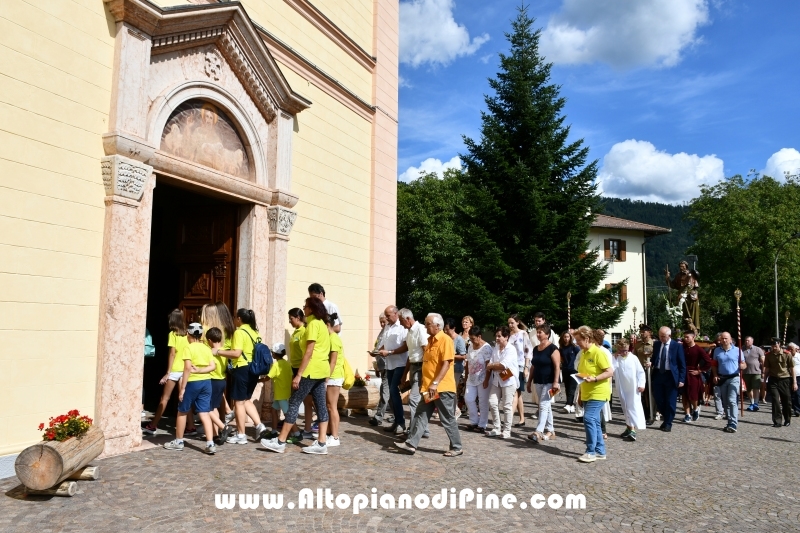 Processione in onore di San Rocco - Miola 16 agosto 2019