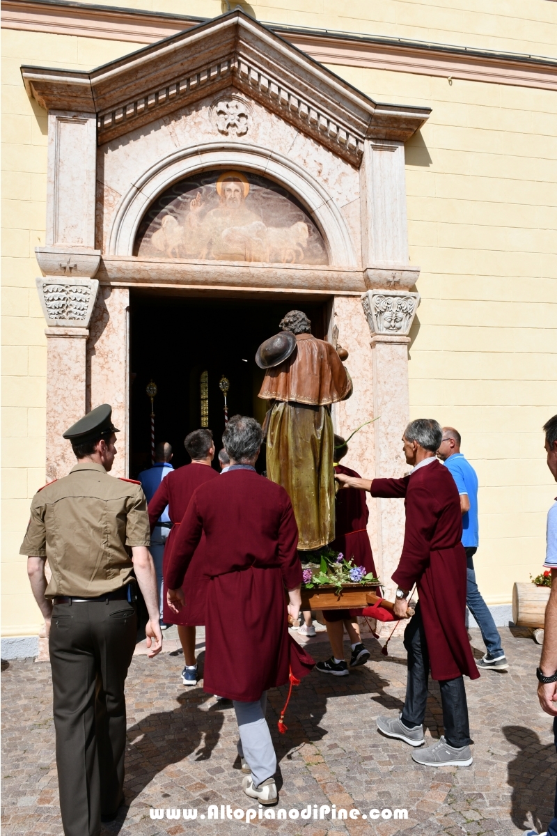 Processione in onore di San Rocco - Miola 16 agosto 2019