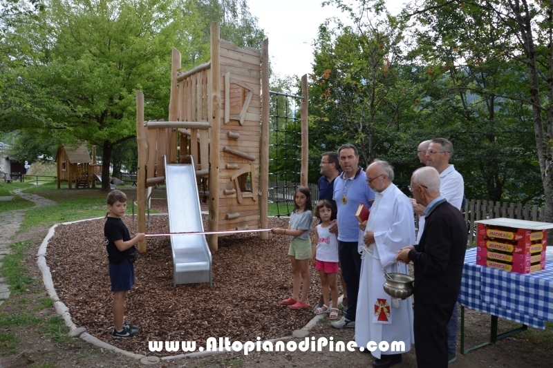 Inaugurazione parco giochi a Montagnaga