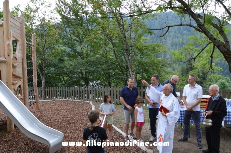 Inaugurazione parco giochi a Montagnaga