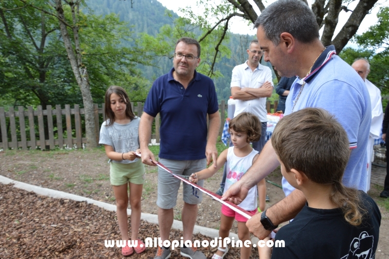 Inaugurazione parco giochi a Montagnaga