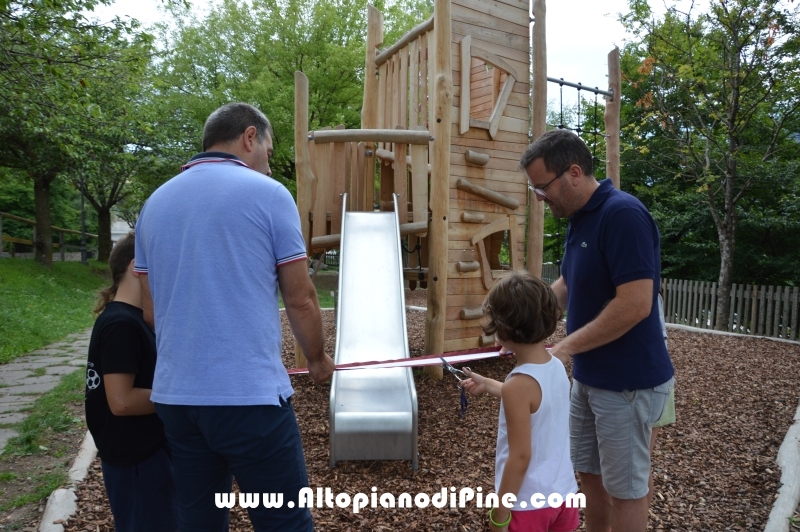 Inaugurazione parco giochi a Montagnaga border=