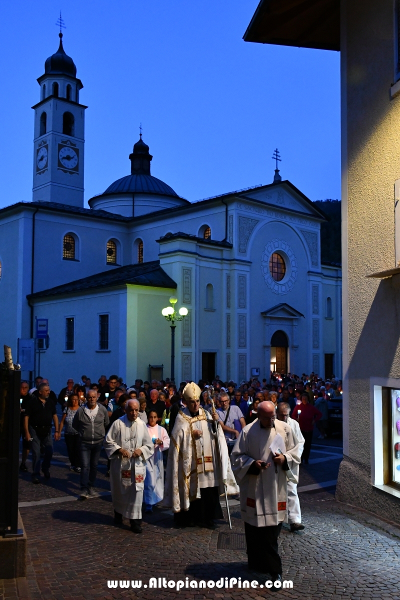 Fiaccolata/Rosario in onore della Assunta