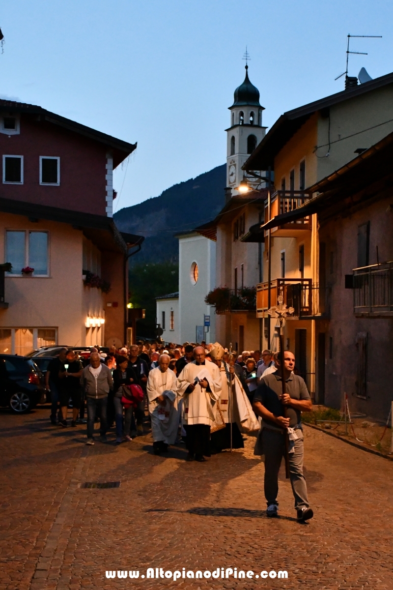 Fiaccolata/Rosario in onore della Assunta