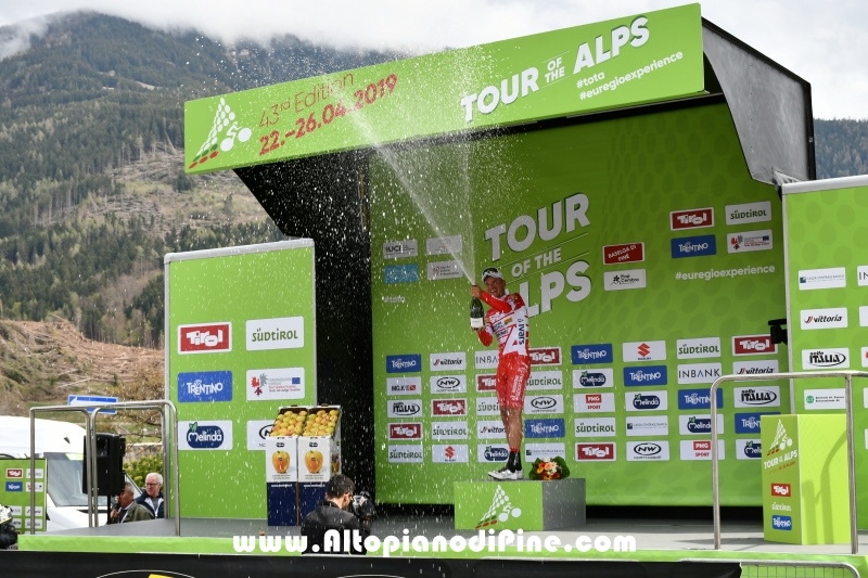 Tour the Alps 2019 - terza tappa con arrivo a Baselga di Pine' 