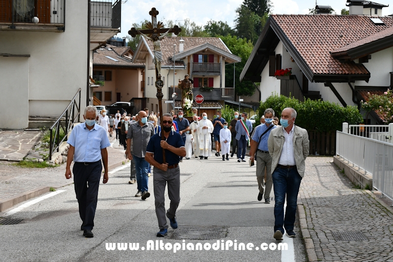 Processione in onore di San Rocco - Miola 16 agosto 2020