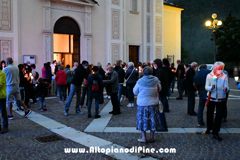 Rosario/fiaccolata fino alla Conca della Comparsa