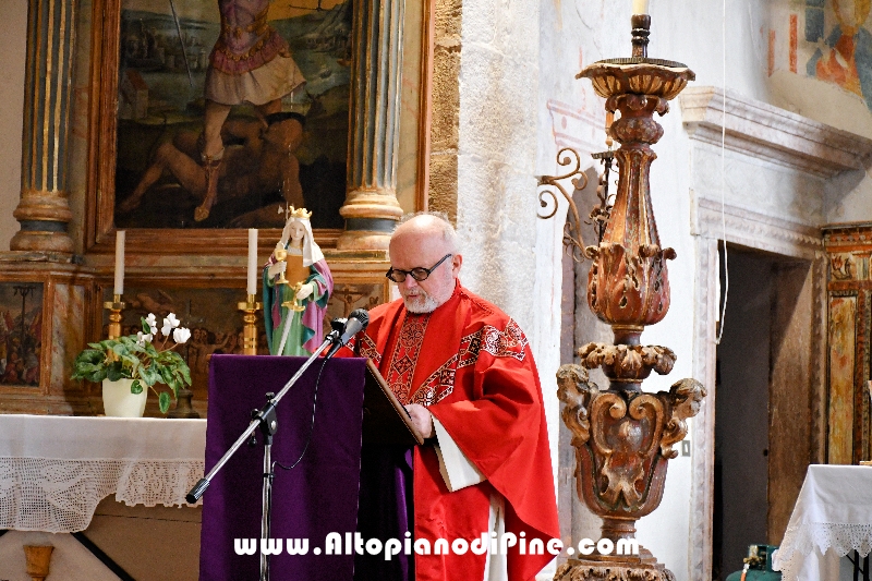 Vangelo - S. Messa in onore di Santa Barbara - San Mauro Baselga di Piné