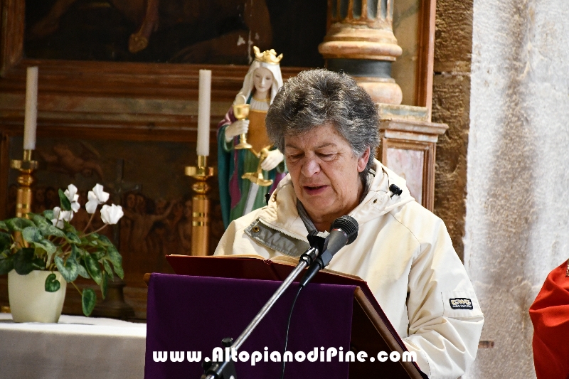 Preghiera dei fedeli - S. Messa in onore di Santa Barbara - San Mauro Baselga di Piné