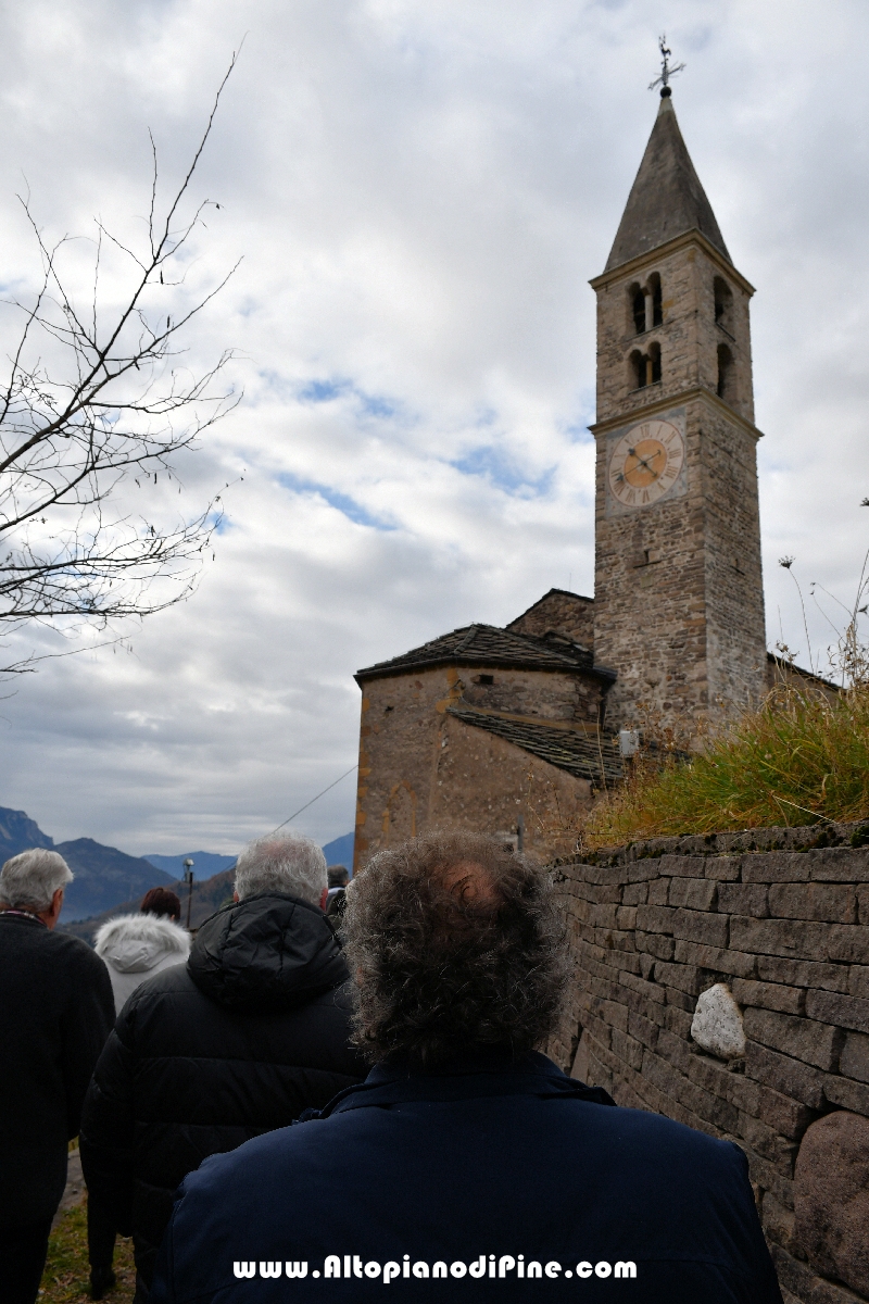 rocessione con Santa Barbara - San Mauro Baselga di Piné 4 dicembre 2024