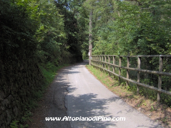 Strada verso Cascata del Lupo e Segonzano [fotopercorsi/strada_piazze-cascatalupo_2.jpg]